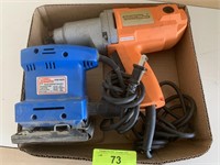 CHICAGO ELECTRIC IMPACT WRENCH, ORBITAL SANDER