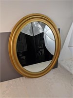 Vintage Bassett Oval Wall Mirror