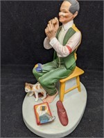 Vintage Danbury Norman Rockwell Figurine "Man Thr