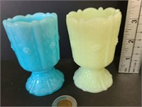 Two Fenton Candle Holders