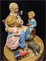 Vintage Rhodes Norman Rockwell Figurine "Grandpas