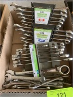 PITTSBURGH COMBINATION WRENCH SETS, 1 RATCHETING