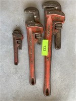 RIGID 18, 12, & 6" PIPE WRENCH