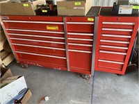 US GENERAL 18 DRAWER ROLLING TOOL CHEST WITH KEY