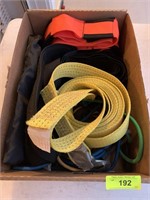ASST. BUNGEE CORDS, LIFTING STRAPS, TOW STRAP