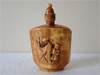 Antique Carved Oriental Snuff Bottle