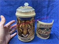 Endangered Species stein - Cougar