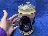 Endangered Species stein - Gorilla