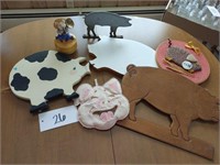 Decorative Pigs- Lot of Seven (7)
