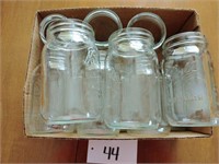 Quart Canning Jars- One Dozen- Flat