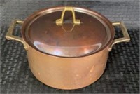Paul Revere Copper Clad Stock Pot 4'' Tall