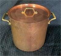 Copper Stock Pot 8”Tall