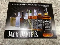 Jack Daniels Whiskey Metal Sign