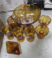 Yellow Depression Glass Set