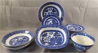 Allerton's Willow Dishes 15+pc