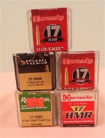 (5) BOXES OF 17HMR AMMO