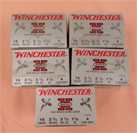 (5) BOXES WINCHESTER 16GA SHOTGUN SHELLS