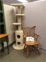 "CAT' TREE HOUSE & ARM CHAIR