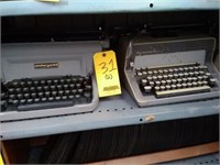 (2) vintage type writers