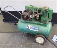 SEARS 150 PSI TWIN CYLINDER AIR COMPRESSOR...
