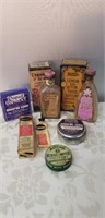 Antique lot of lotions and ointments