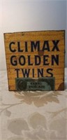 Vintage Climax Golden Twins
Tobacco tin