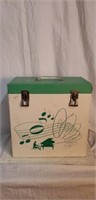 Vintage Record Case with a variety of children