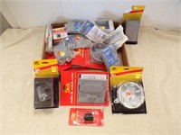 FLAT OF NEW OUTDOOR ELECTRICAL ITEMS
