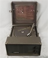 Vintage The Voice Of Music  Portable Record Player
