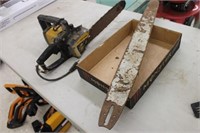 Electric Chain Saw & Extra Bar