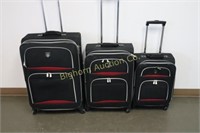 Adolfo Spinner Wheel Luggage Set 3pc lot