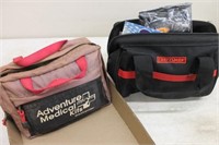 Medical Kit, Bag w/ Safety Vests, Rags