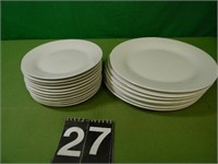 Set of White Plates