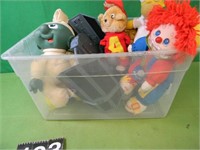 Box of Stuffed Dolls