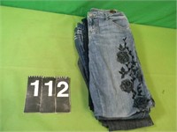 5 Pairs of Girls Jeans Size 4