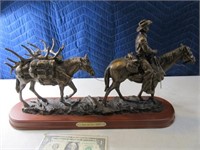 MontanaSilversmiths 18" Elk ONE FOR THE WALL Figur