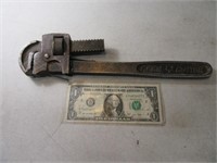 KEEN KUTTER 12" Antique Pipe Wrench