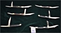 Lot of 6 Case XX Knives