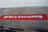 News And Magazines Sign
