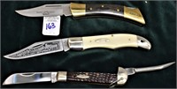 Lot of 3 Case XX Knives