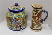 Ceramic Jar & Pitcher