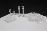 Mikasa Frosted Crystal Tulip Platter