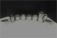 Pewter Cups and mug