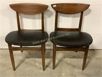 Pair of Mid century style chairS