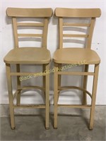 (2) Metal Restaurant style bar stools