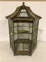 2ft tall wooden birdcage