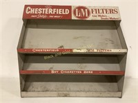 L&M Chesterfield Cigarettes display stand