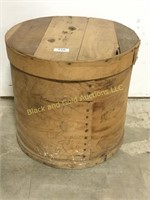Wood Cheese Box w/Lid