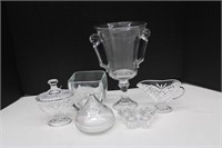 Crystal Glass Vases & Trays