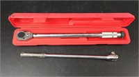 2x Torque Wrench And Universal Breaker Bar